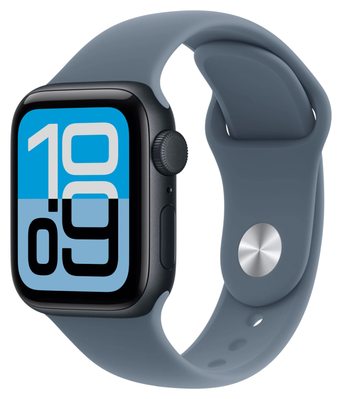 Apple Watch SE 3, 40 mm, Midnight Aluminum Midnight Sport Band (M/L)